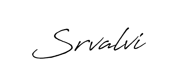 Also You can easily find your signature by using the search form. We will create Srvalvi name handwritten signature images for you free of cost using Antro_Vectra_Bolder sign style. Srvalvi signature style 7 images and pictures png