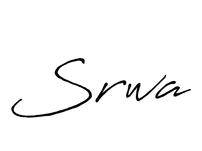 Once you've used our free online signature maker to create your best signature Antro_Vectra_Bolder style, it's time to enjoy all of the benefits that Srwa name signing documents. Srwa signature style 7 images and pictures png