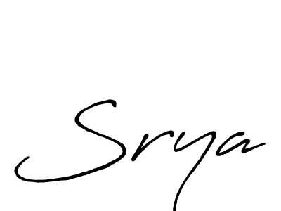 You should practise on your own different ways (Antro_Vectra_Bolder) to write your name (Srya) in signature. don't let someone else do it for you. Srya signature style 7 images and pictures png