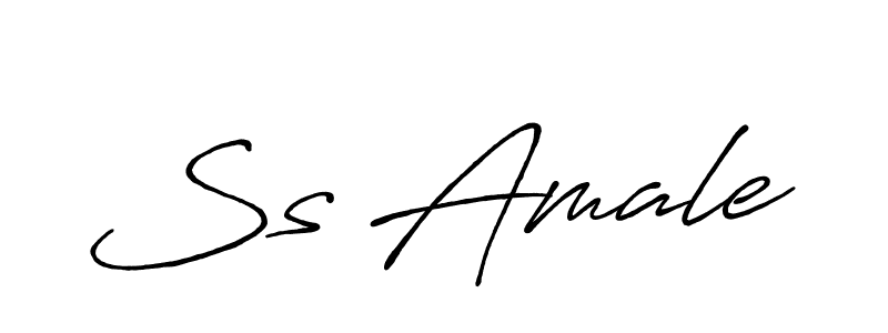 Also You can easily find your signature by using the search form. We will create Ss Amale name handwritten signature images for you free of cost using Antro_Vectra_Bolder sign style. Ss Amale signature style 7 images and pictures png