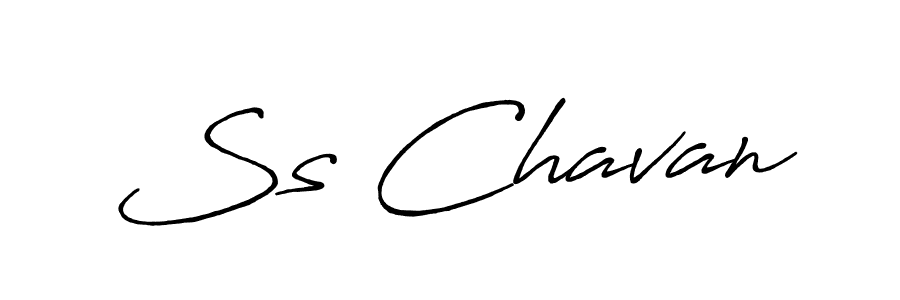 You should practise on your own different ways (Antro_Vectra_Bolder) to write your name (Ss Chavan) in signature. don't let someone else do it for you. Ss Chavan signature style 7 images and pictures png