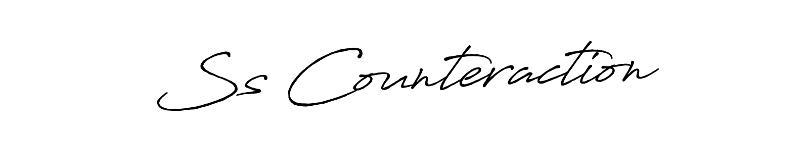 This is the best signature style for the Ss Counteraction name. Also you like these signature font (Antro_Vectra_Bolder). Mix name signature. Ss Counteraction signature style 7 images and pictures png