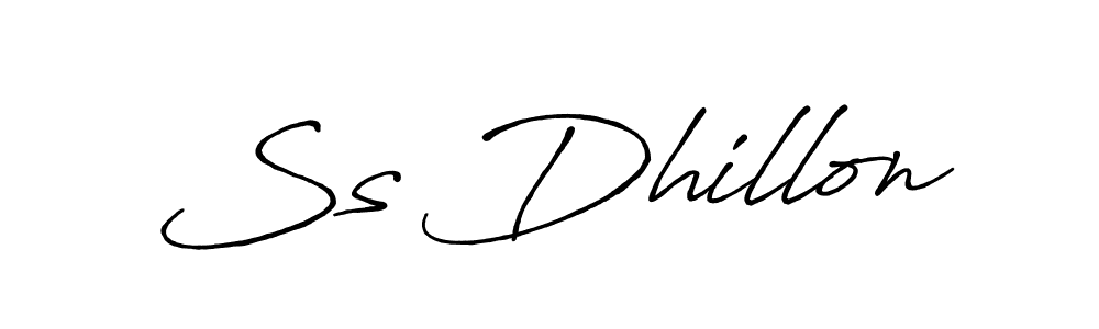 Also we have Ss Dhillon name is the best signature style. Create professional handwritten signature collection using Antro_Vectra_Bolder autograph style. Ss Dhillon signature style 7 images and pictures png