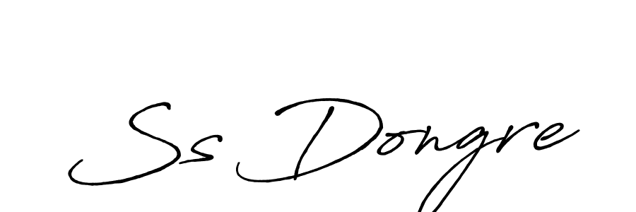 It looks lik you need a new signature style for name Ss Dongre. Design unique handwritten (Antro_Vectra_Bolder) signature with our free signature maker in just a few clicks. Ss Dongre signature style 7 images and pictures png