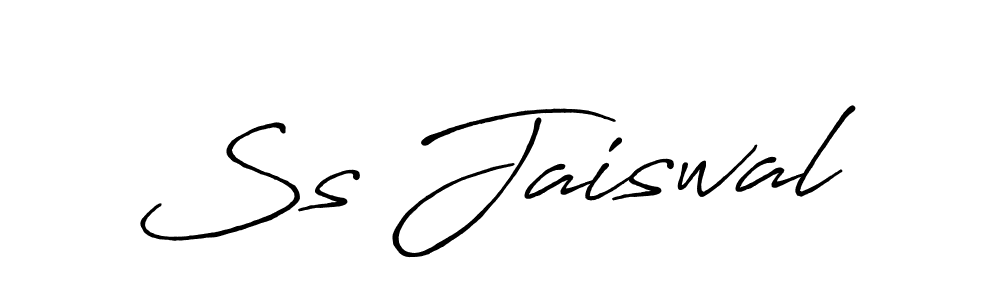 Design your own signature with our free online signature maker. With this signature software, you can create a handwritten (Antro_Vectra_Bolder) signature for name Ss Jaiswal. Ss Jaiswal signature style 7 images and pictures png