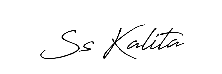 This is the best signature style for the Ss Kalita name. Also you like these signature font (Antro_Vectra_Bolder). Mix name signature. Ss Kalita signature style 7 images and pictures png