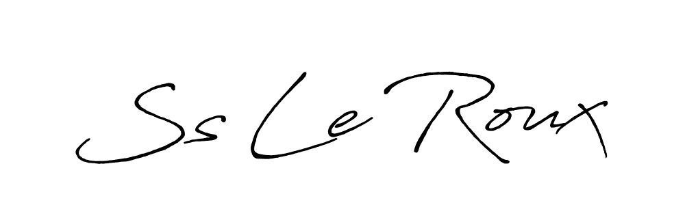 The best way (Antro_Vectra_Bolder) to make a short signature is to pick only two or three words in your name. The name Ss Le Roux include a total of six letters. For converting this name. Ss Le Roux signature style 7 images and pictures png