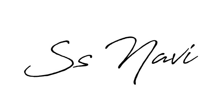 It looks lik you need a new signature style for name Ss Navi. Design unique handwritten (Antro_Vectra_Bolder) signature with our free signature maker in just a few clicks. Ss Navi signature style 7 images and pictures png
