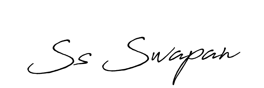 Design your own signature with our free online signature maker. With this signature software, you can create a handwritten (Antro_Vectra_Bolder) signature for name Ss Swapan. Ss Swapan signature style 7 images and pictures png