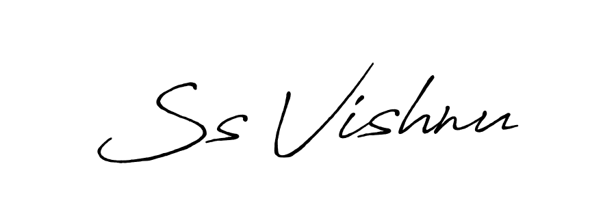 Make a beautiful signature design for name Ss Vishnu. Use this online signature maker to create a handwritten signature for free. Ss Vishnu signature style 7 images and pictures png