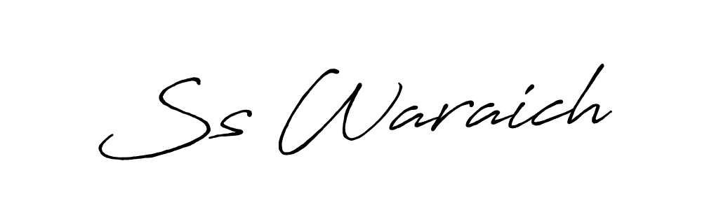 Design your own signature with our free online signature maker. With this signature software, you can create a handwritten (Antro_Vectra_Bolder) signature for name Ss Waraich. Ss Waraich signature style 7 images and pictures png