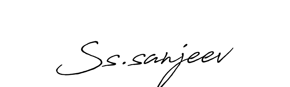 Also You can easily find your signature by using the search form. We will create Ss.sanjeev name handwritten signature images for you free of cost using Antro_Vectra_Bolder sign style. Ss.sanjeev signature style 7 images and pictures png