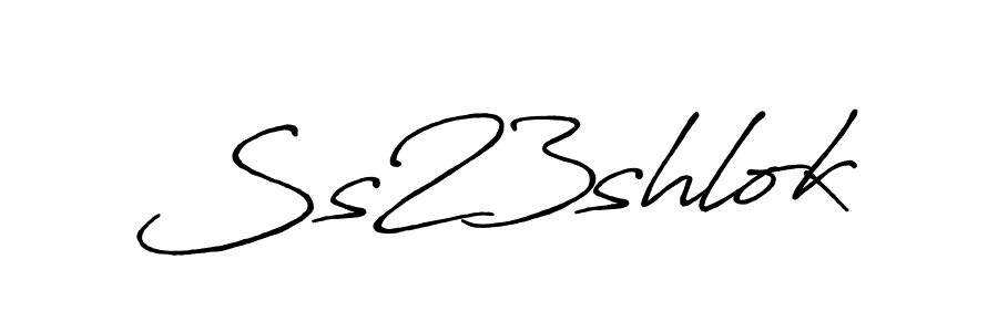 Make a short Ss23shlok signature style. Manage your documents anywhere anytime using Antro_Vectra_Bolder. Create and add eSignatures, submit forms, share and send files easily. Ss23shlok signature style 7 images and pictures png