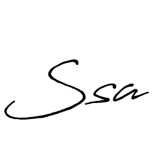 Also we have Ssa name is the best signature style. Create professional handwritten signature collection using Antro_Vectra_Bolder autograph style. Ssa signature style 7 images and pictures png