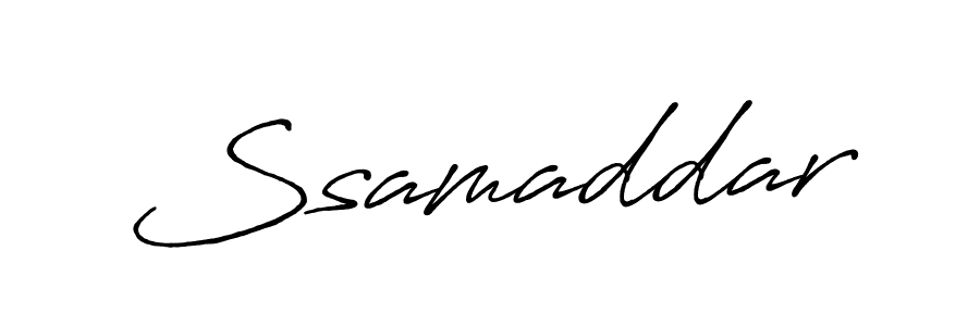 The best way (Antro_Vectra_Bolder) to make a short signature is to pick only two or three words in your name. The name Ssamaddar include a total of six letters. For converting this name. Ssamaddar signature style 7 images and pictures png
