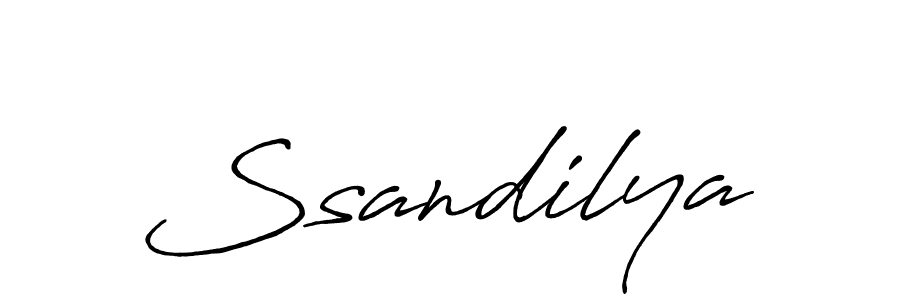 Design your own signature with our free online signature maker. With this signature software, you can create a handwritten (Antro_Vectra_Bolder) signature for name Ssandilya. Ssandilya signature style 7 images and pictures png