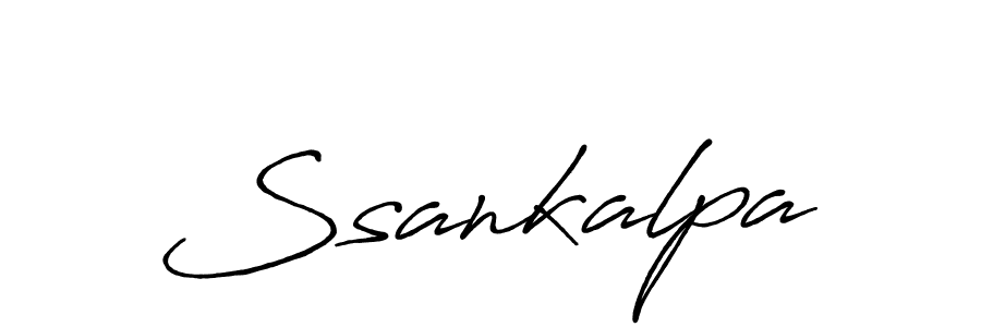 How to Draw Ssankalpa signature style? Antro_Vectra_Bolder is a latest design signature styles for name Ssankalpa. Ssankalpa signature style 7 images and pictures png