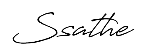Upgrade your professional image with Ssathe signature created with Antro_Vectra_Bolder font. Fast, free, and watermark-free download. Ssathe signature style 7 images and pictures png