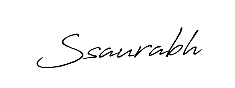 Also we have Ssaurabh name is the best signature style. Create professional handwritten signature collection using Antro_Vectra_Bolder autograph style. Ssaurabh signature style 7 images and pictures png