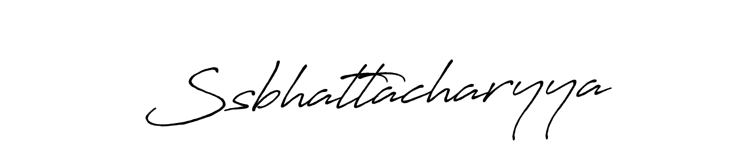 Use a signature maker to create a handwritten signature online. With this signature software, you can design (Antro_Vectra_Bolder) your own signature for name Ssbhattacharyya. Ssbhattacharyya signature style 7 images and pictures png