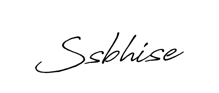 Design your own signature with our free online signature maker. With this signature software, you can create a handwritten (Antro_Vectra_Bolder) signature for name Ssbhise. Ssbhise signature style 7 images and pictures png
