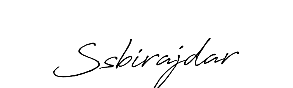 Ssbirajdar stylish signature style. Best Handwritten Sign (Antro_Vectra_Bolder) for my name. Handwritten Signature Collection Ideas for my name Ssbirajdar. Ssbirajdar signature style 7 images and pictures png