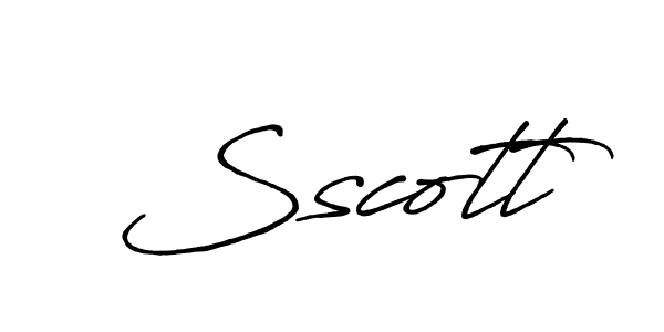 Best and Professional Signature Style for Sscott. Antro_Vectra_Bolder Best Signature Style Collection. Sscott signature style 7 images and pictures png