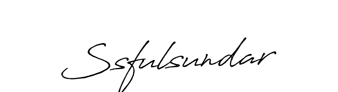 How to Draw Ssfulsundar signature style? Antro_Vectra_Bolder is a latest design signature styles for name Ssfulsundar. Ssfulsundar signature style 7 images and pictures png