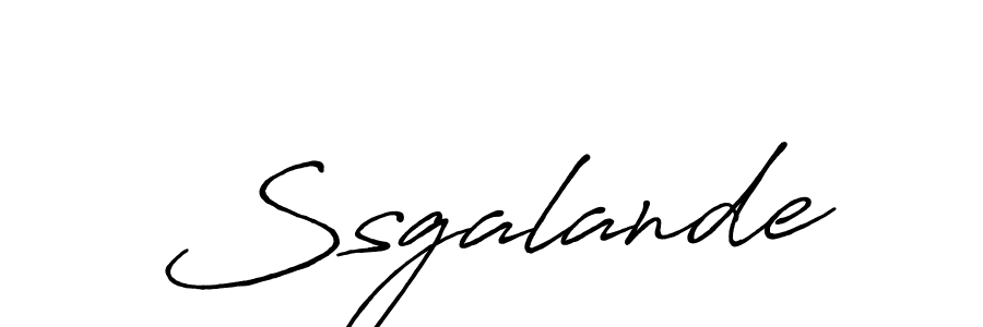 Ssgalande stylish signature style. Best Handwritten Sign (Antro_Vectra_Bolder) for my name. Handwritten Signature Collection Ideas for my name Ssgalande. Ssgalande signature style 7 images and pictures png