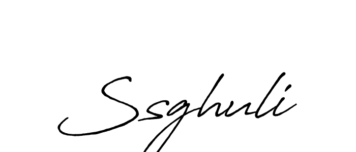 Design your own signature with our free online signature maker. With this signature software, you can create a handwritten (Antro_Vectra_Bolder) signature for name Ssghuli. Ssghuli signature style 7 images and pictures png