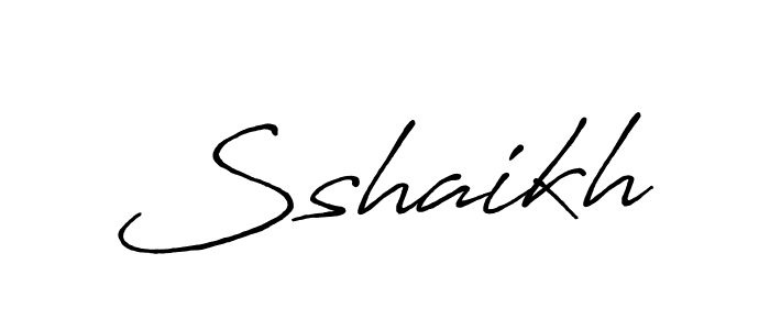 The best way (Antro_Vectra_Bolder) to make a short signature is to pick only two or three words in your name. The name Sshaikh include a total of six letters. For converting this name. Sshaikh signature style 7 images and pictures png