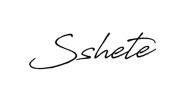 Use a signature maker to create a handwritten signature online. With this signature software, you can design (Antro_Vectra_Bolder) your own signature for name Sshete. Sshete signature style 7 images and pictures png