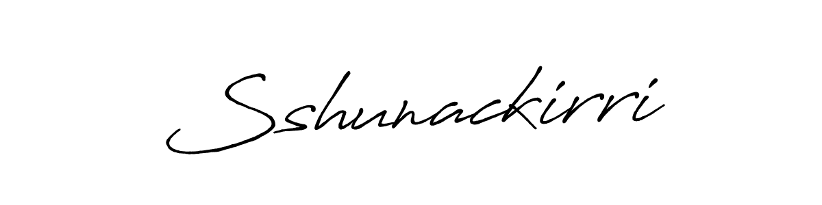 Once you've used our free online signature maker to create your best signature Antro_Vectra_Bolder style, it's time to enjoy all of the benefits that Sshunackirri name signing documents. Sshunackirri signature style 7 images and pictures png