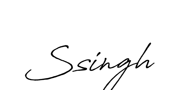 How to make Ssingh name signature. Use Antro_Vectra_Bolder style for creating short signs online. This is the latest handwritten sign. Ssingh signature style 7 images and pictures png
