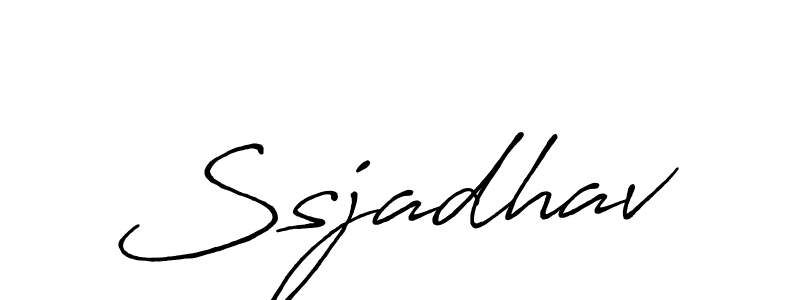 Once you've used our free online signature maker to create your best signature Antro_Vectra_Bolder style, it's time to enjoy all of the benefits that Ssjadhav name signing documents. Ssjadhav signature style 7 images and pictures png
