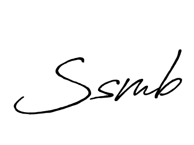 Ssmb stylish signature style. Best Handwritten Sign (Antro_Vectra_Bolder) for my name. Handwritten Signature Collection Ideas for my name Ssmb. Ssmb signature style 7 images and pictures png