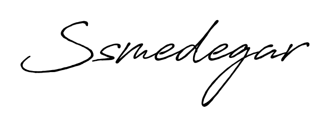 Looking for an artistic signature for Ssmedegar? The Antro_Vectra_Bolder calligraphy style gives a sophisticated flow suitable for business cards and emails. Ssmedegar signature style 7 images and pictures png
