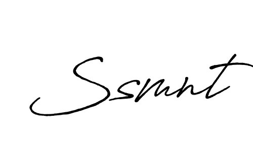 You should practise on your own different ways (Antro_Vectra_Bolder) to write your name (Ssmnt) in signature. don't let someone else do it for you. Ssmnt signature style 7 images and pictures png
