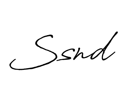 Use a signature maker to create a handwritten signature online. With this signature software, you can design (Antro_Vectra_Bolder) your own signature for name Ssnd. Ssnd signature style 7 images and pictures png