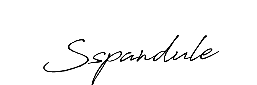 Also You can easily find your signature by using the search form. We will create Sspandule name handwritten signature images for you free of cost using Antro_Vectra_Bolder sign style. Sspandule signature style 7 images and pictures png
