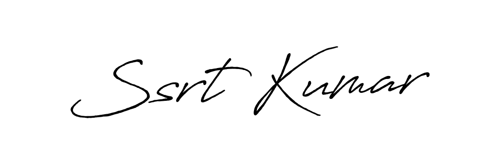 Make a beautiful signature design for name Ssrt Kumar. Use this online signature maker to create a handwritten signature for free. Ssrt Kumar signature style 7 images and pictures png