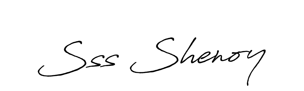 Make a beautiful signature design for name Sss Shenoy. With this signature (Antro_Vectra_Bolder) style, you can create a handwritten signature for free. Sss Shenoy signature style 7 images and pictures png