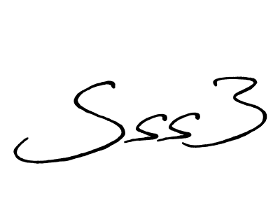 How to Draw Sss3 signature style? Antro_Vectra_Bolder is a latest design signature styles for name Sss3. Sss3 signature style 7 images and pictures png