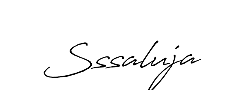 Sssaluja stylish signature style. Best Handwritten Sign (Antro_Vectra_Bolder) for my name. Handwritten Signature Collection Ideas for my name Sssaluja. Sssaluja signature style 7 images and pictures png