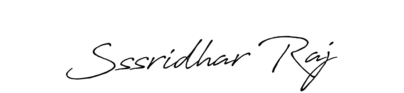 Also we have Sssridhar Raj name is the best signature style. Create professional handwritten signature collection using Antro_Vectra_Bolder autograph style. Sssridhar Raj signature style 7 images and pictures png