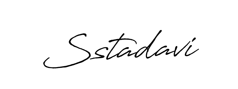 Design your own signature with our free online signature maker. With this signature software, you can create a handwritten (Antro_Vectra_Bolder) signature for name Sstadavi. Sstadavi signature style 7 images and pictures png