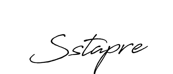 Create a beautiful signature design for name Sstapre. With this signature (Antro_Vectra_Bolder) fonts, you can make a handwritten signature for free. Sstapre signature style 7 images and pictures png