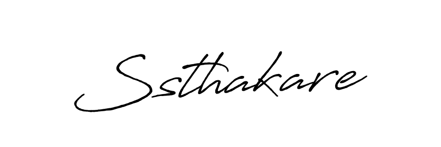 How to make Ssthakare signature? Antro_Vectra_Bolder is a professional autograph style. Create handwritten signature for Ssthakare name. Ssthakare signature style 7 images and pictures png