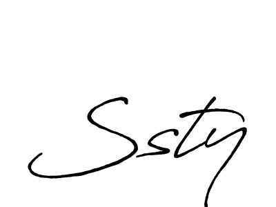 Similarly Antro_Vectra_Bolder is the best handwritten signature design. Signature creator online .You can use it as an online autograph creator for name Ssty. Ssty signature style 7 images and pictures png