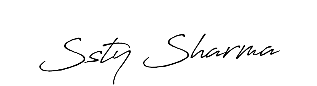 Best and Professional Signature Style for Ssty Sharma. Antro_Vectra_Bolder Best Signature Style Collection. Ssty Sharma signature style 7 images and pictures png